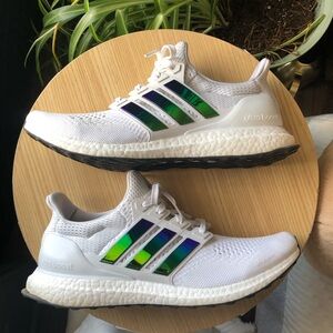 Mens Ultraboost 1.0 Sneakers White and Green size 12
